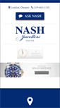 Mobile Screenshot of nashjewellers.com